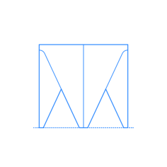 Furniture Side Tables Noguchi Prismatic Table Outline Svg Vector, Free Vectors File